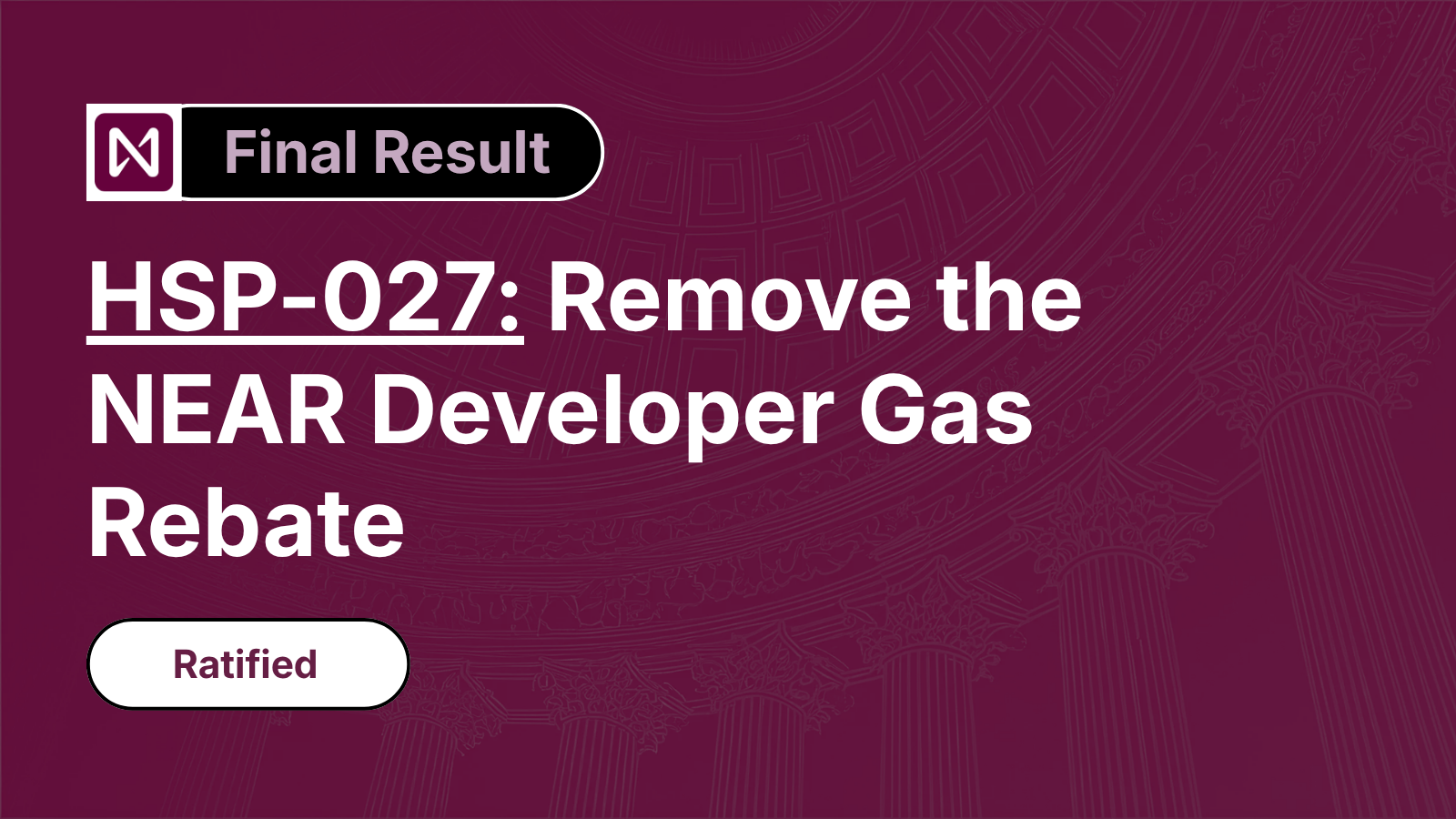Remove the Developer Gas Rebate